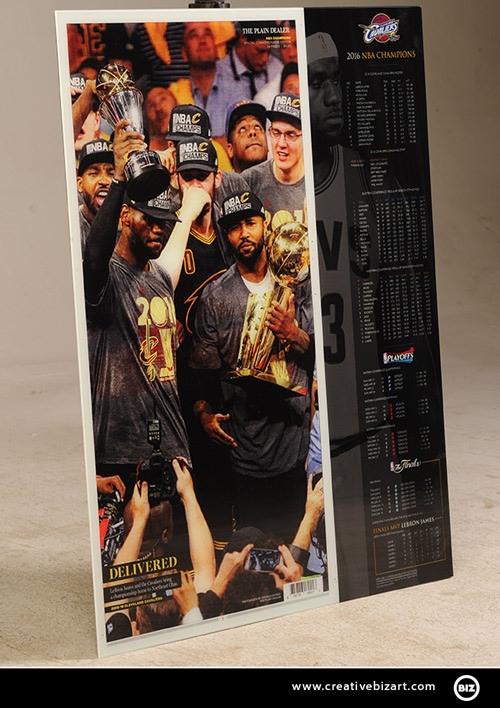 Cleveland Cavaliers Plain Dealer Special Commorative Edition Frame